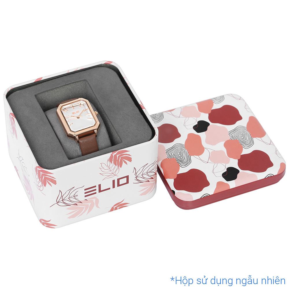 Đồng hồ Elio 25 mm Nữ EL164-02 Màu Nâu