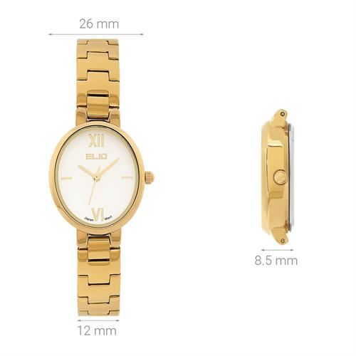 Đồng hồ Elio 26 mm Nữ ES198-02 Màu Vàng