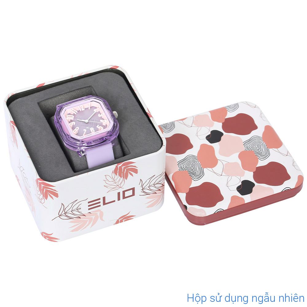 Đồng hồ Elio Color Pop 38 mm Nữ ESS11-08 Màu Tím