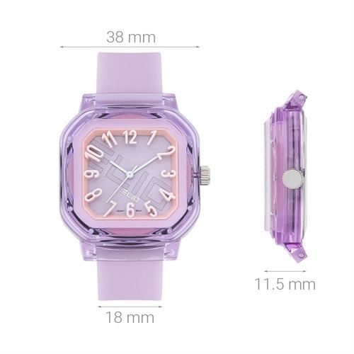 Đồng hồ Elio Color Pop 38 mm Nữ ESS11-08 Màu Tím