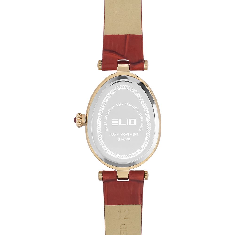 Đồng hồ Elio 23 mm Nữ EL167-01 Màu Đỏ