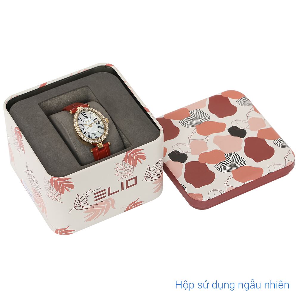 Đồng hồ Elio 23 mm Nữ EL167-01 Màu Đỏ