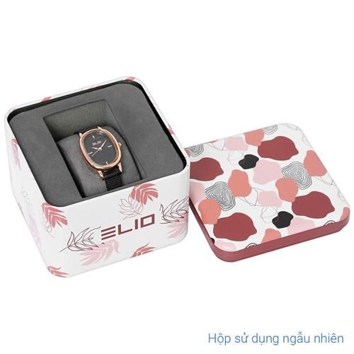 Đồng hồ Elio 22 mm Nữ ES201-01 Màu Đen