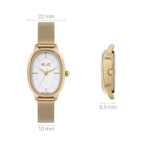Đồng hồ Elio 22 mm Nữ ES201-02 Màu Vàng