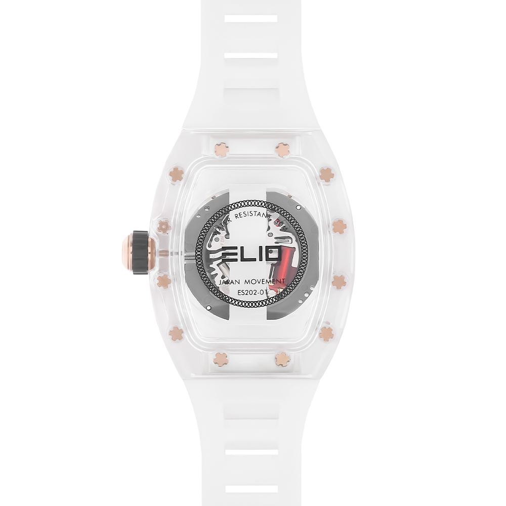 Đồng hồ Elio 34 mm Nữ ES202-01 Màu Trắng