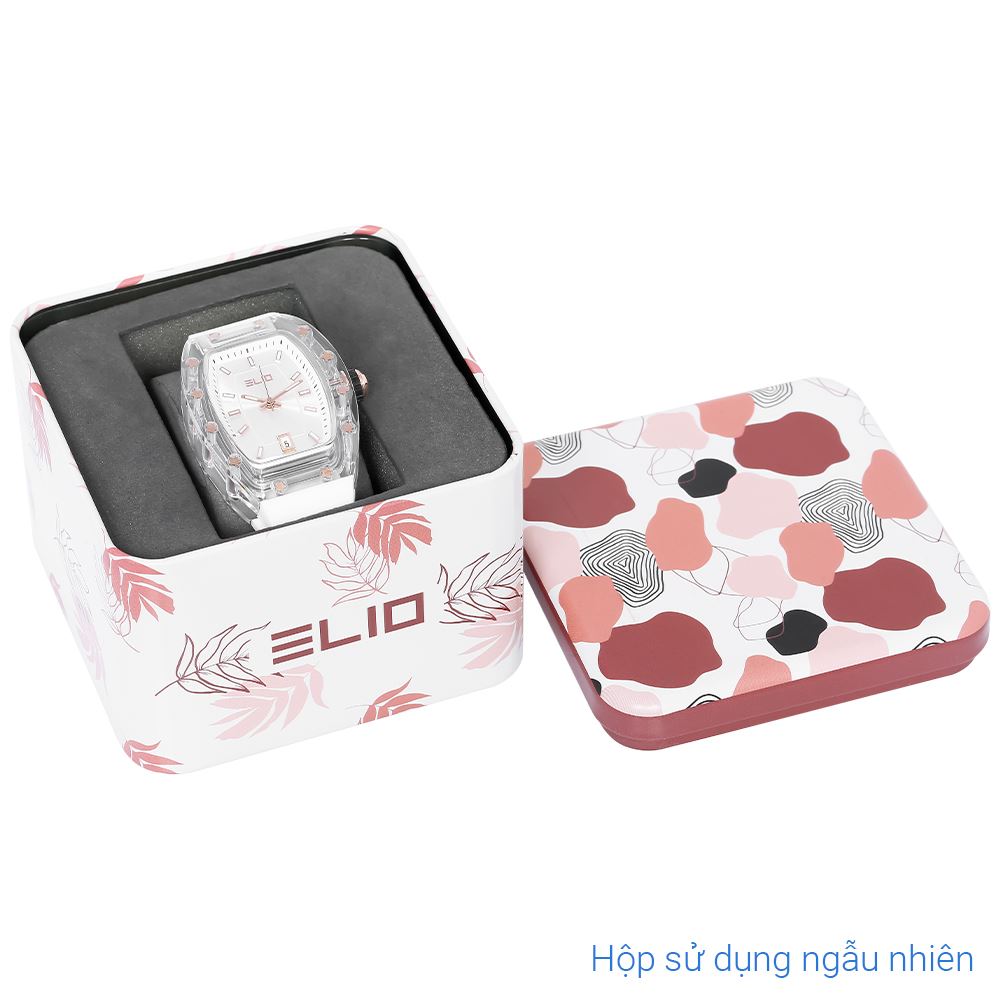 Đồng hồ Elio 34 mm Nữ ES202-01 Màu Trắng