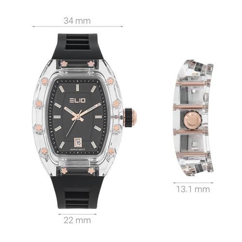 Đồng hồ Elio 34 mm Nữ ES202-03 Màu Đen