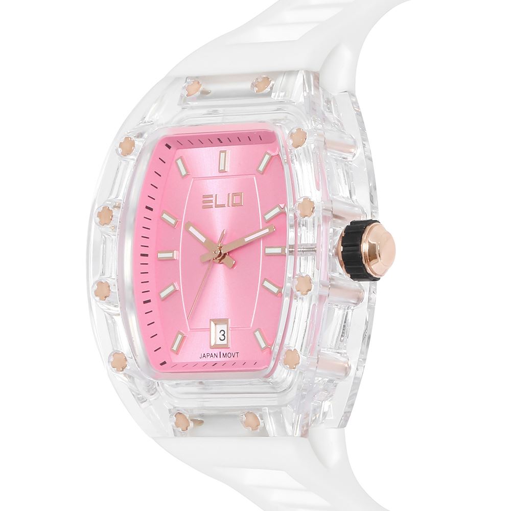 Đồng hồ Elio 34 mm Nữ ES202-04 Màu Trắng