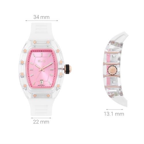 Đồng hồ Elio 34 mm Nữ ES202-04 Màu Trắng