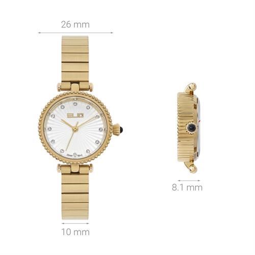 Đồng hồ Elio 26 mm Nữ ES190-03 Màu Vàng