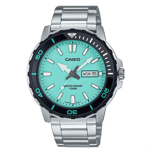 Đồng hồ Casio 45.6 mm Nam MTD-125D-2A2VDF Màu Bạc