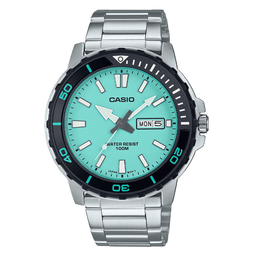 Đồng hồ Casio Timeless 45.6 mm Nam MTD-125D-2A2VDF Màu Bạc