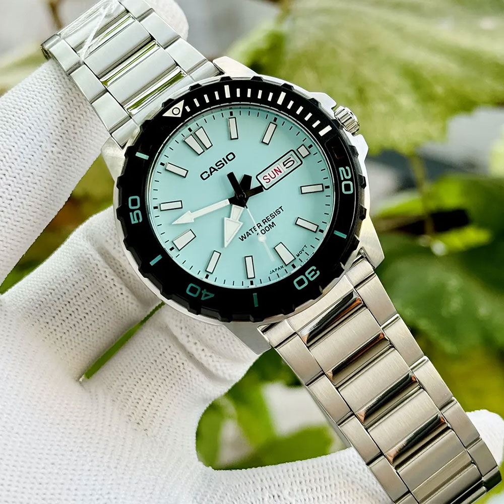 Đồng hồ Casio Timeless 45.6 mm Nam MTD-125D-2A2VDF Màu Bạc