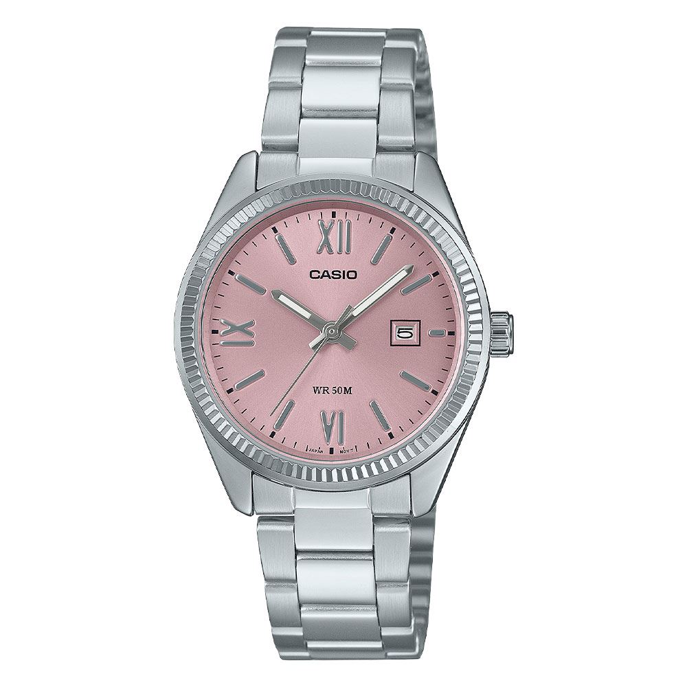Đồng hồ Casio Timeless 30.2 mm Nữ LTP-1302DD-4A1VDF Màu Bạc