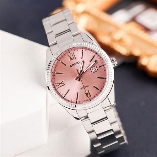 Đồng hồ Casio 30.2 mm Nữ LTP-1302DD-4A1VDF Màu Bạc