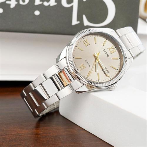 Đồng hồ Casio Timeless 38.5 mm Nam MTP-1302DD-9AVDF Màu Bạc