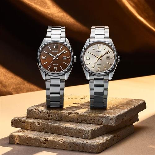 Đồng hồ Casio Timeless 38.5 mm Nam MTP-1302DD-9AVDF Màu Bạc