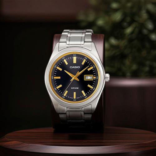 Đồng hồ Casio 41 mm Nam MTP-B180D-1A2VDF Màu Bạc