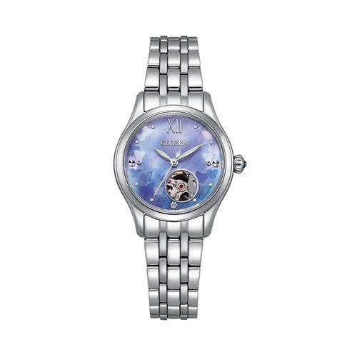 Đồng hồ Citizen Sunshine and Luna 28 mm Nữ PR1040-88N Màu Bạc