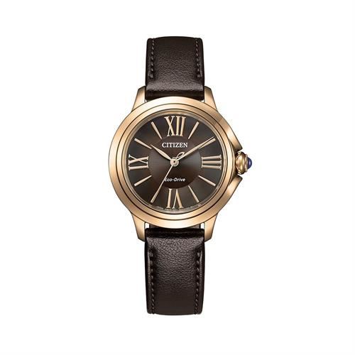 Đồng hồ Citizen L 32 mm Nữ EM1163-09X Màu Nâu