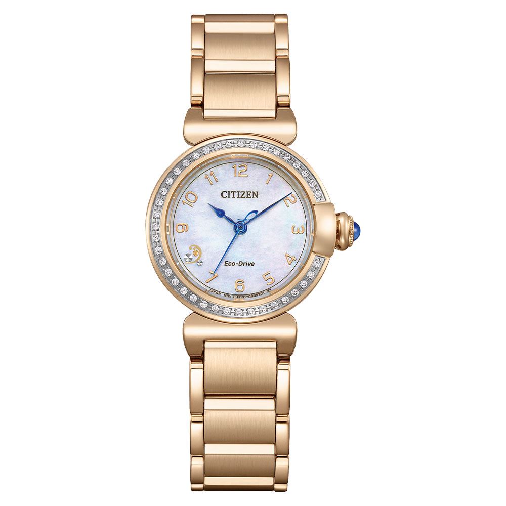 Đồng hồ Citizen L 26 mm Nữ EM1123-89D Màu Vàng Hồng