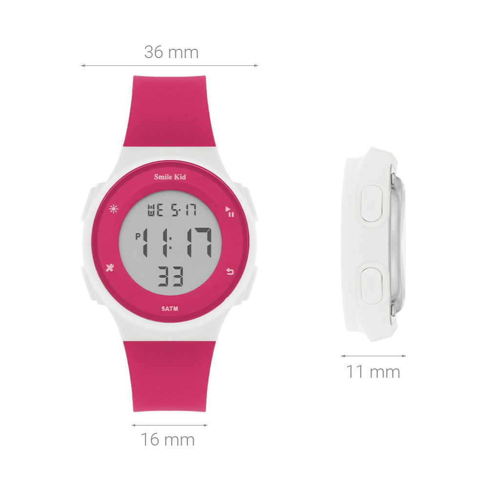 Đồng hồ Smile Kid 36 mm Trẻ em SL188-02 Màu Hồng