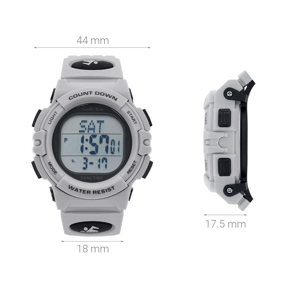 Đồng hồ Smile Kid 44 mm Trẻ em SL193-01 Màu Xám