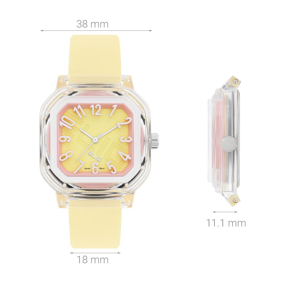 Đồng hồ Elio Color Pop 38 mm Nữ ESS12-05 Màu Vàng
