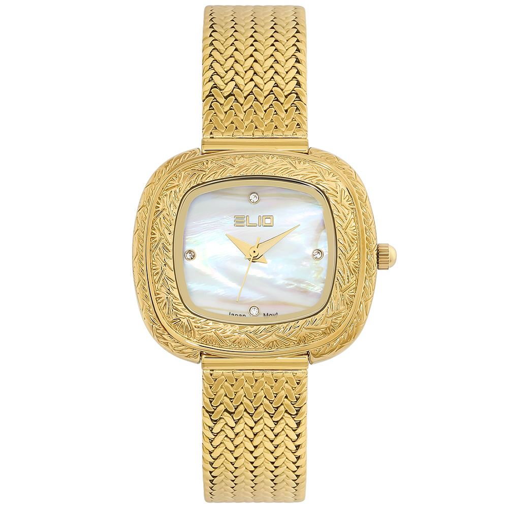 Đồng hồ Elio Elegant Lady 32 mm Nữ ES206-01 Màu Vàng