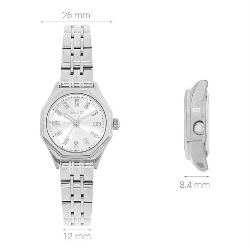 Đồng hồ Elio 26 mm Nữ ES215-01 Màu Bạc