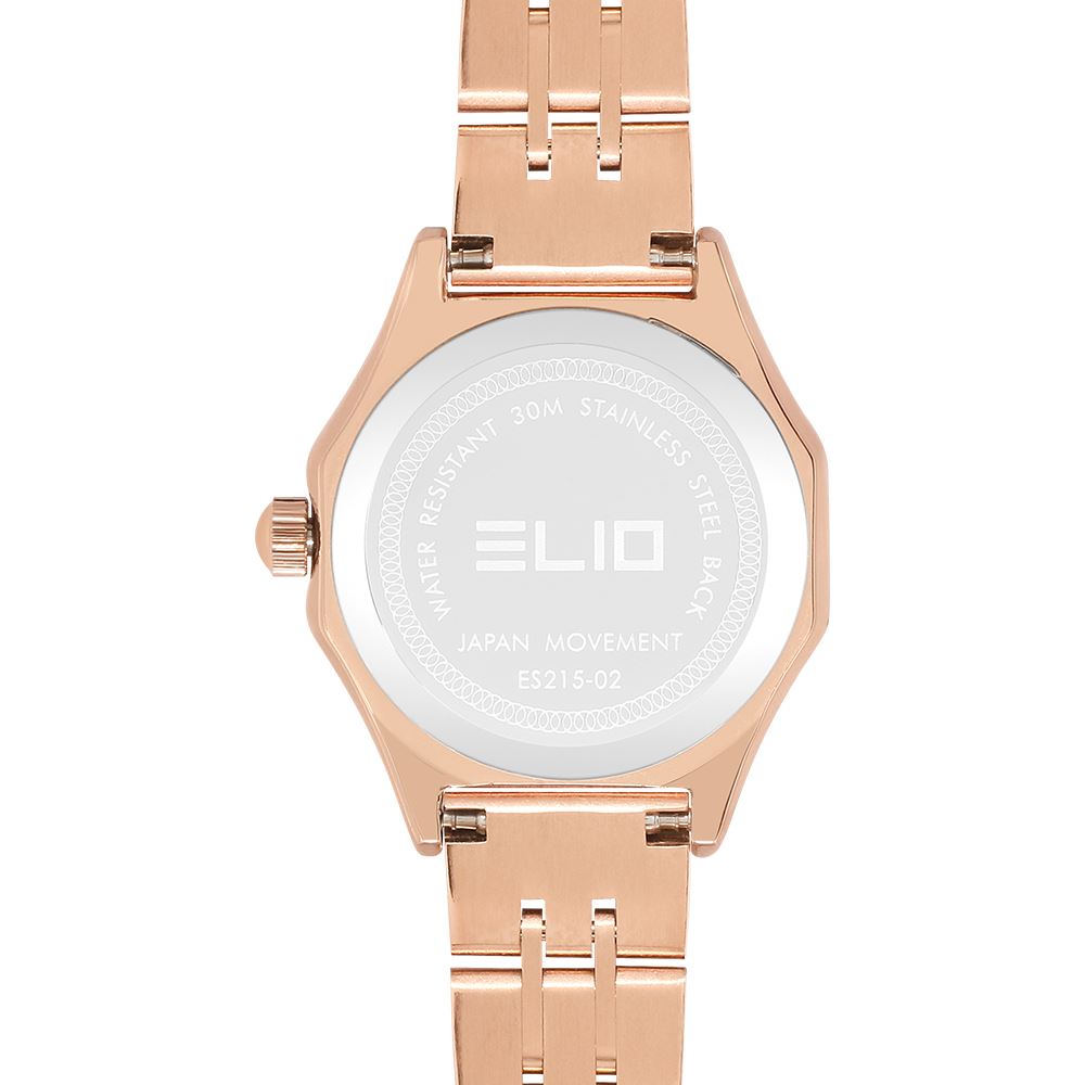Đồng hồ Elio 26 mm Nữ ES215-02 Màu Vàng Hồng