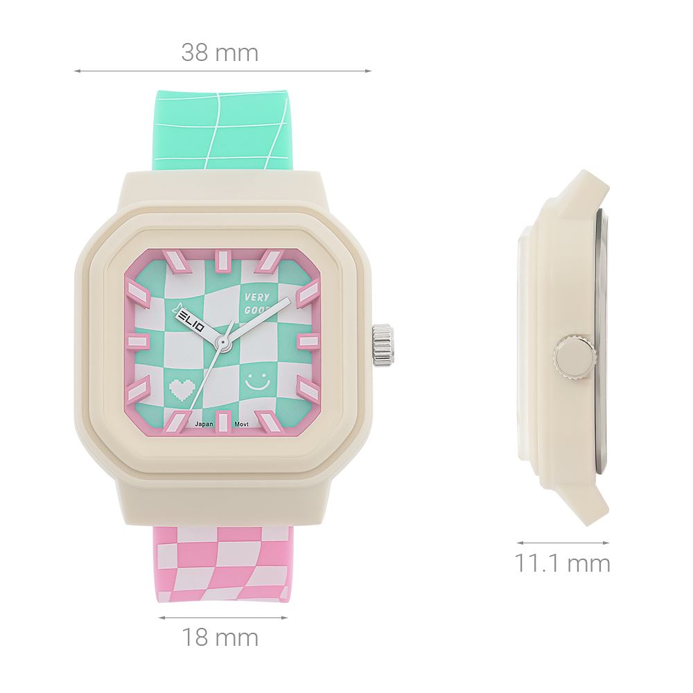 Đồng hồ Elio Color Pop 38 mm Nữ ESS13-01 Màu Màu kết hợp