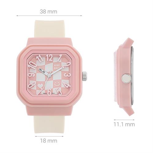 Đồng hồ Elio Color Pop 38 mm Nữ ESS13-03 Màu Kem