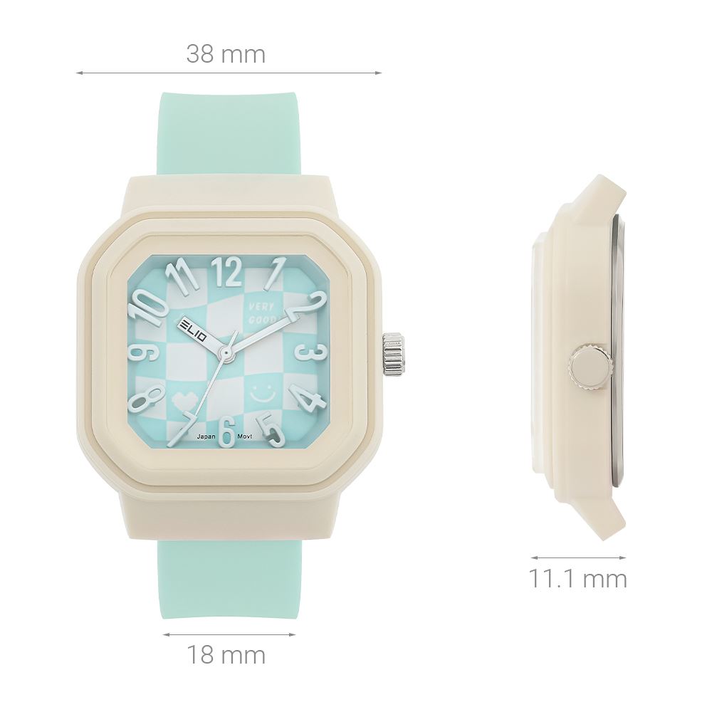Đồng hồ Elio Color Pop 38 mm Nữ ESS13-04 Màu Xanh Dương
