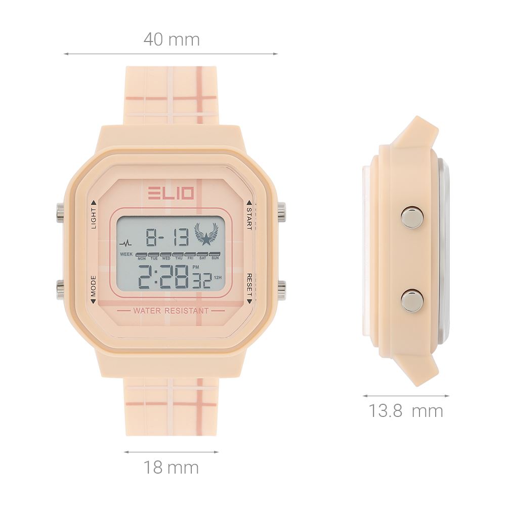 Đồng hồ Elio 40 mm Nữ ESS14-01 Màu Cam