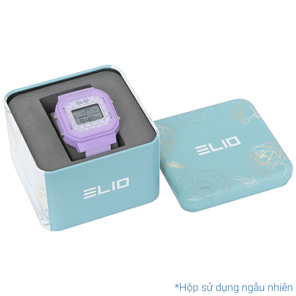 Đồng hồ Elio 40 mm Nữ ESS14-02 Màu Tím