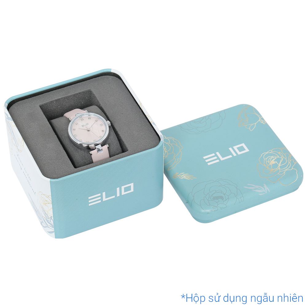 Đồng hồ Elio 28 mm Nữ EL175-01 Màu Hồng