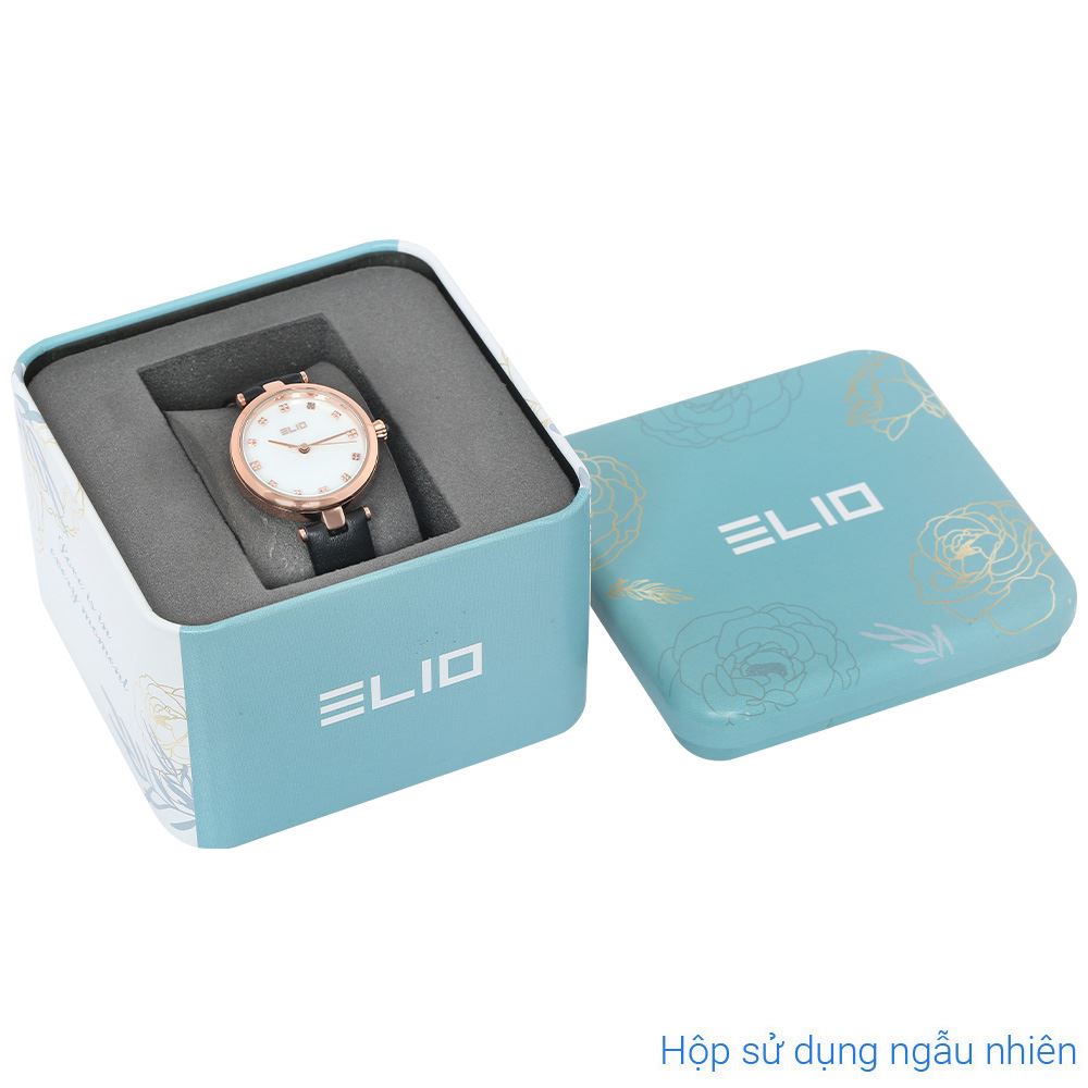Đồng hồ Elio 28 mm Nữ EL175-02 Màu Đen