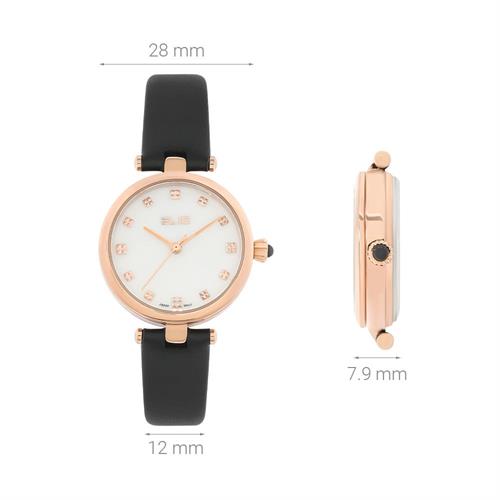 Đồng hồ Elio 28 mm Nữ EL175-02 Màu Đen