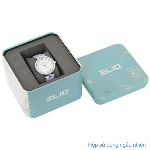 Đồng hồ Elio 28 mm Nữ EL175-03 Màu Tím
