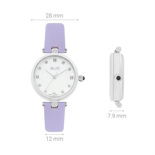 Đồng hồ Elio 28 mm Nữ EL175-03 Màu Tím