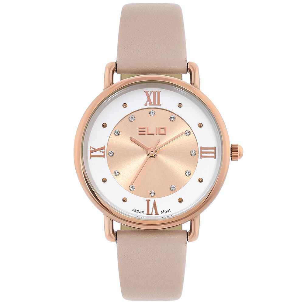 Đồng hồ Elio 32 mm Nữ EL176-01 Màu Kem