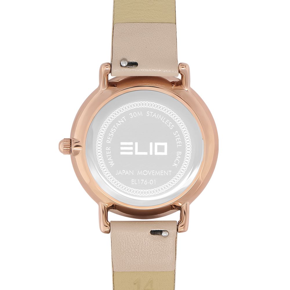 Đồng hồ Elio 32 mm Nữ EL176-01 Màu Kem