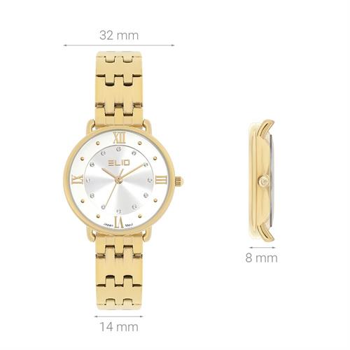 Đồng hồ Elio 32 mm Nữ ES226-01 Màu Vàng