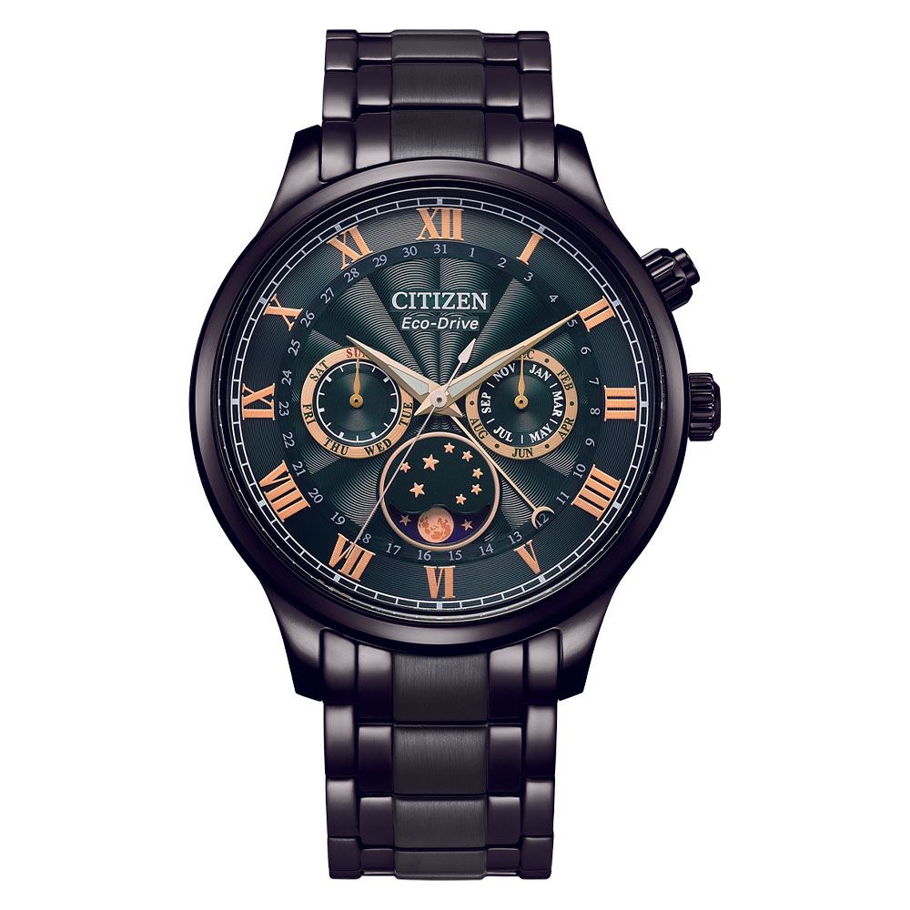 Đồng hồ Citizen 43 mm Nam AP1055-87X Màu Đen