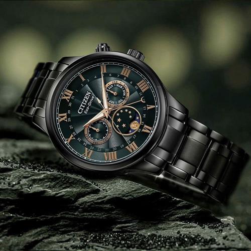 Đồng hồ Citizen 43 mm Nam AP1055-87X Màu Đen