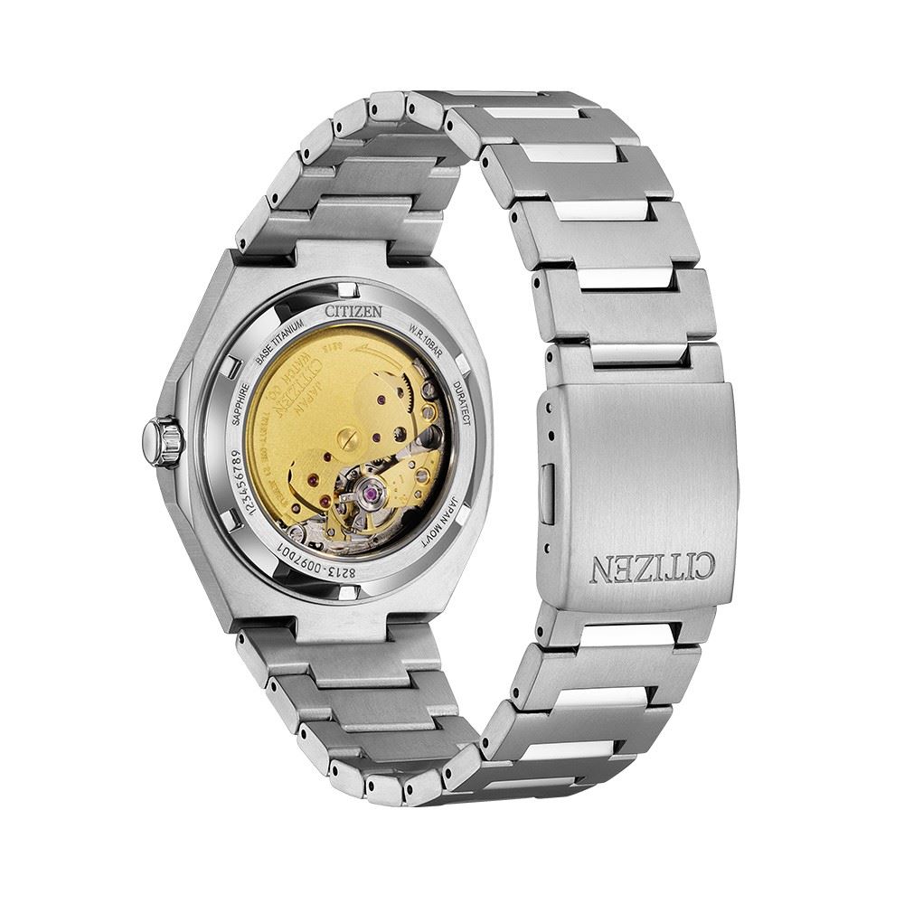 Đồng hồ Citizen Mechanical 41 mm Nam NJ0180-80L Màu Bạc