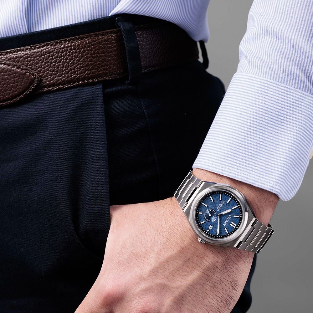 Đồng hồ Citizen Mechanical 41 mm Nam NJ0180-80L Màu Bạc