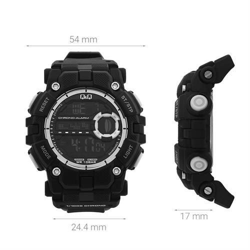 Đồng hồ Q&Q 54 mm Nam G27A-002VY Màu Đen