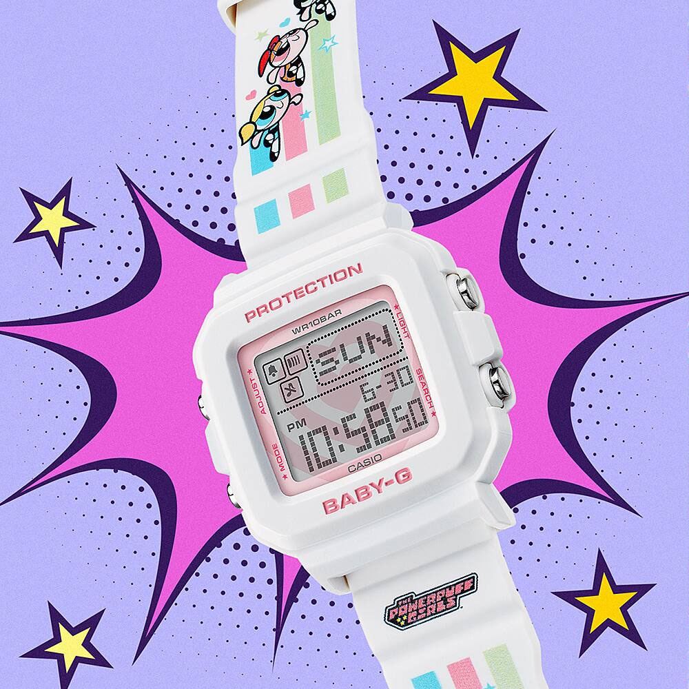 Đồng hồ Baby-G 39 mm Nữ BGD-10KPP-7DR Màu Trắng